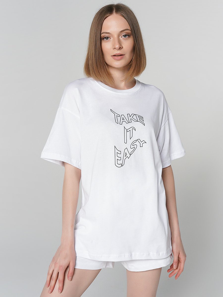 

Футболка женская ТВОЕ 81667 белая XS, 81667