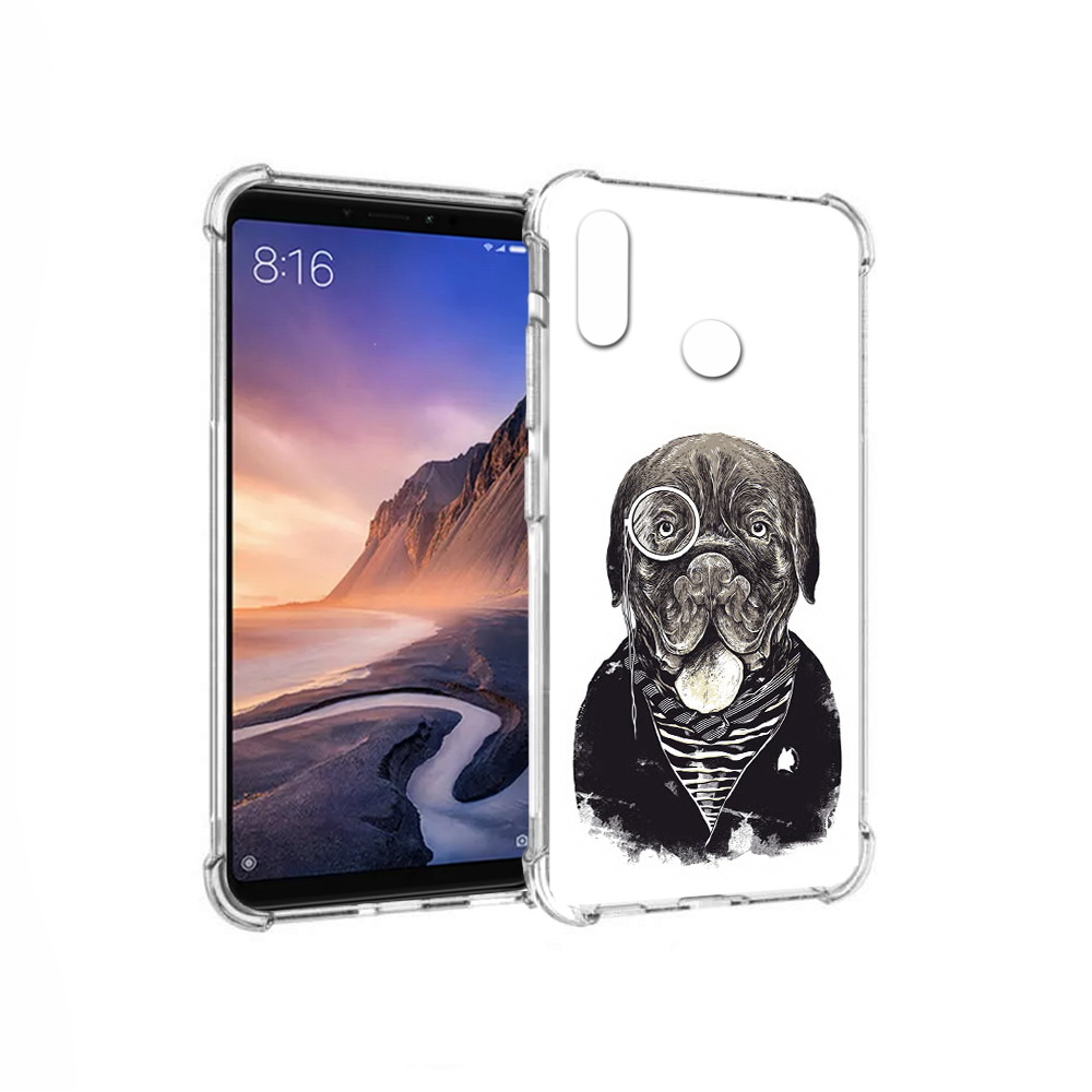 

Чехол MyPads Tocco для Xiaomi Mi Max 3 солидный песик (PT115366.313.615), Прозрачный, Tocco
