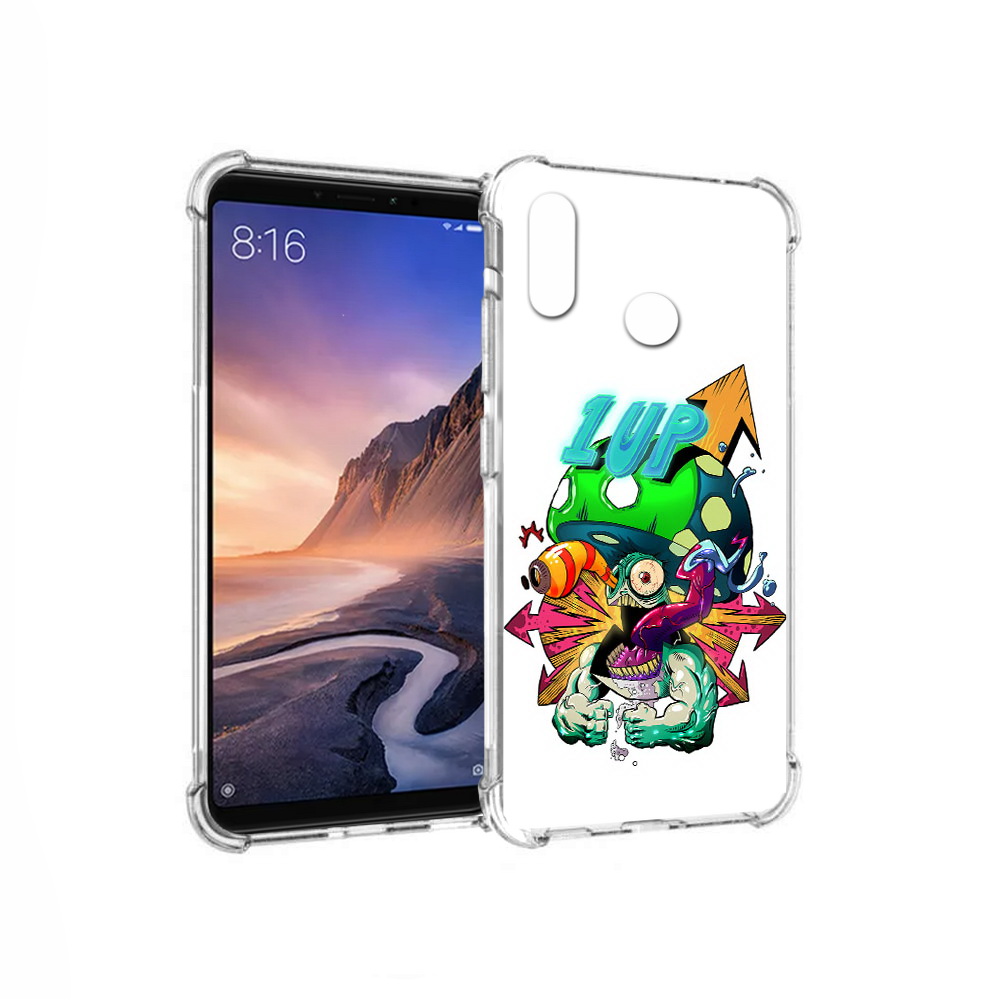 

Чехол MyPads Tocco для Xiaomi Mi Max 3 сильный гриб абстракция (PT115366.313.599), Прозрачный, Tocco
