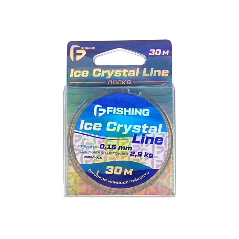 Леска F-FISHING Ice Crystal Line 30м 0,16мм