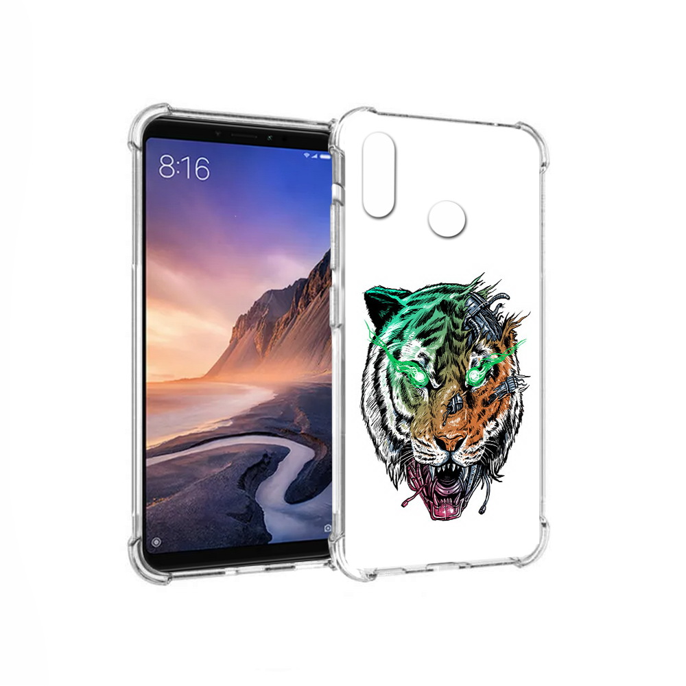 

Чехол MyPads Tocco для Xiaomi Mi Max 3 робо-тигр (PT115366.313.584), Прозрачный, Tocco