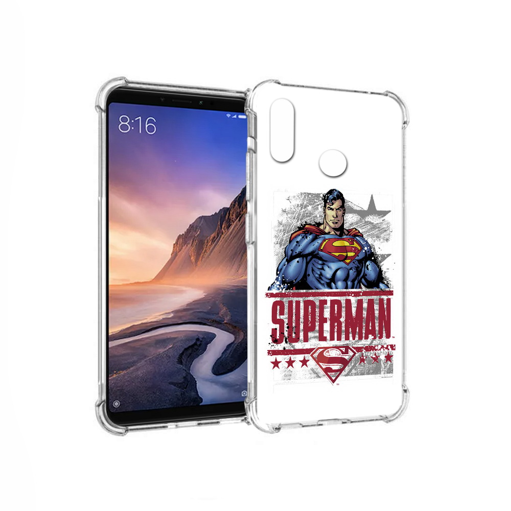 

Чехол MyPads Tocco для Xiaomi Mi Max 3 рисунок супермен (PT115366.313.583), Прозрачный, Tocco