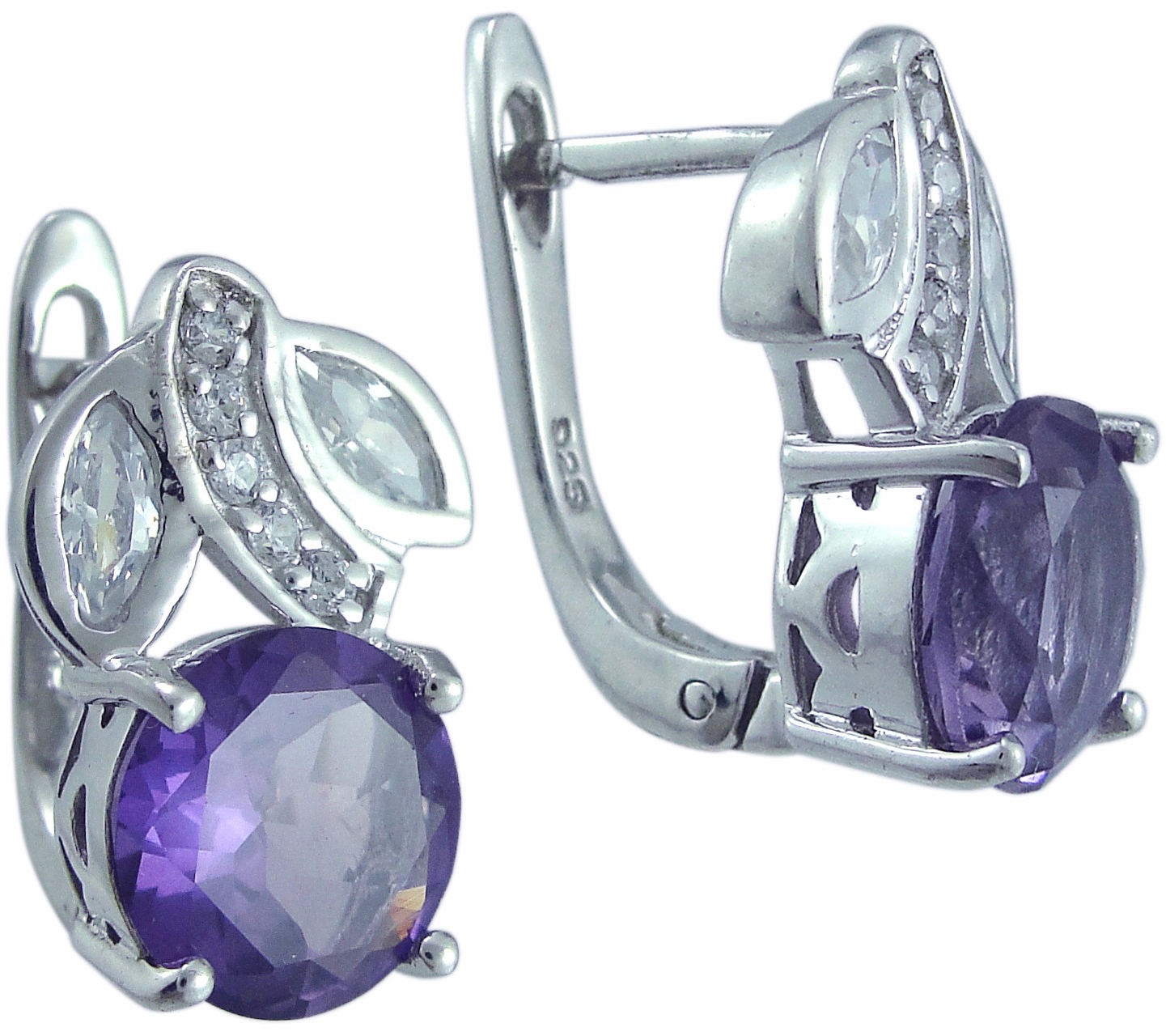 

Серьги из серебра с александритом Balex Jewellery 2405937304, 2405937304