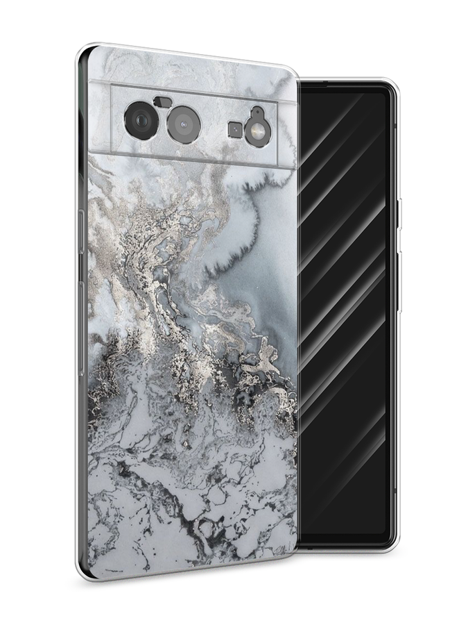 

Чехол Awog на Google Pixel 6 "Морозная лавина серая", Разноцветный, 270850-3