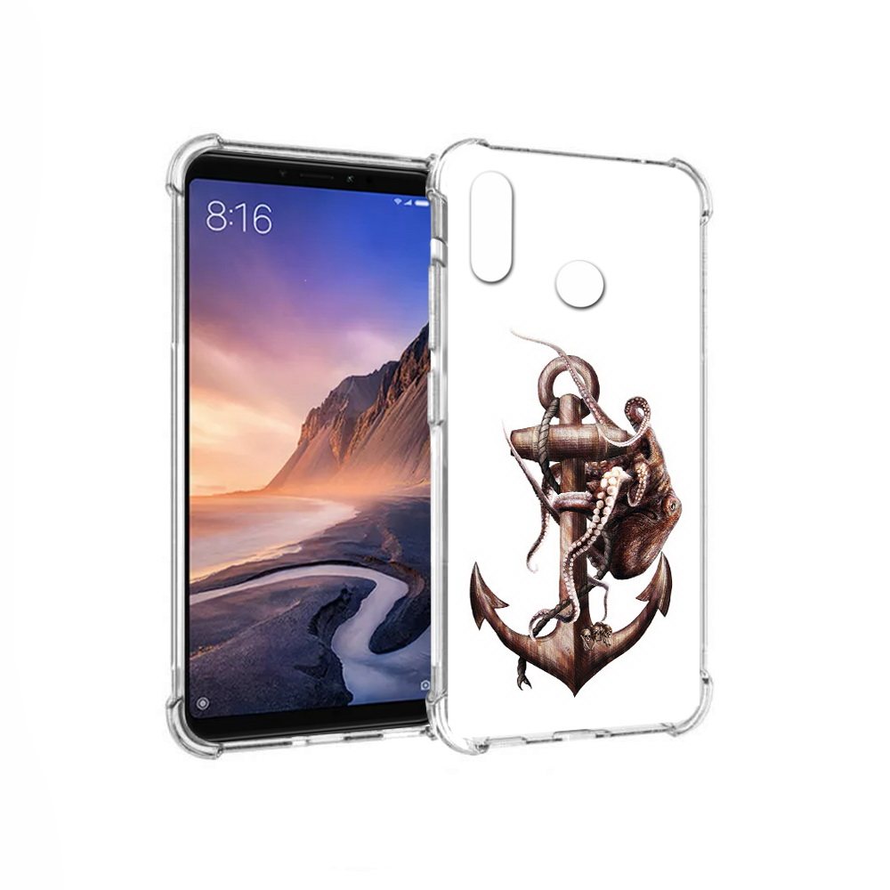 

Чехол MyPads Tocco для Xiaomi Mi Max 3 ржавый якорь (PT115366.313.579), Прозрачный, Tocco