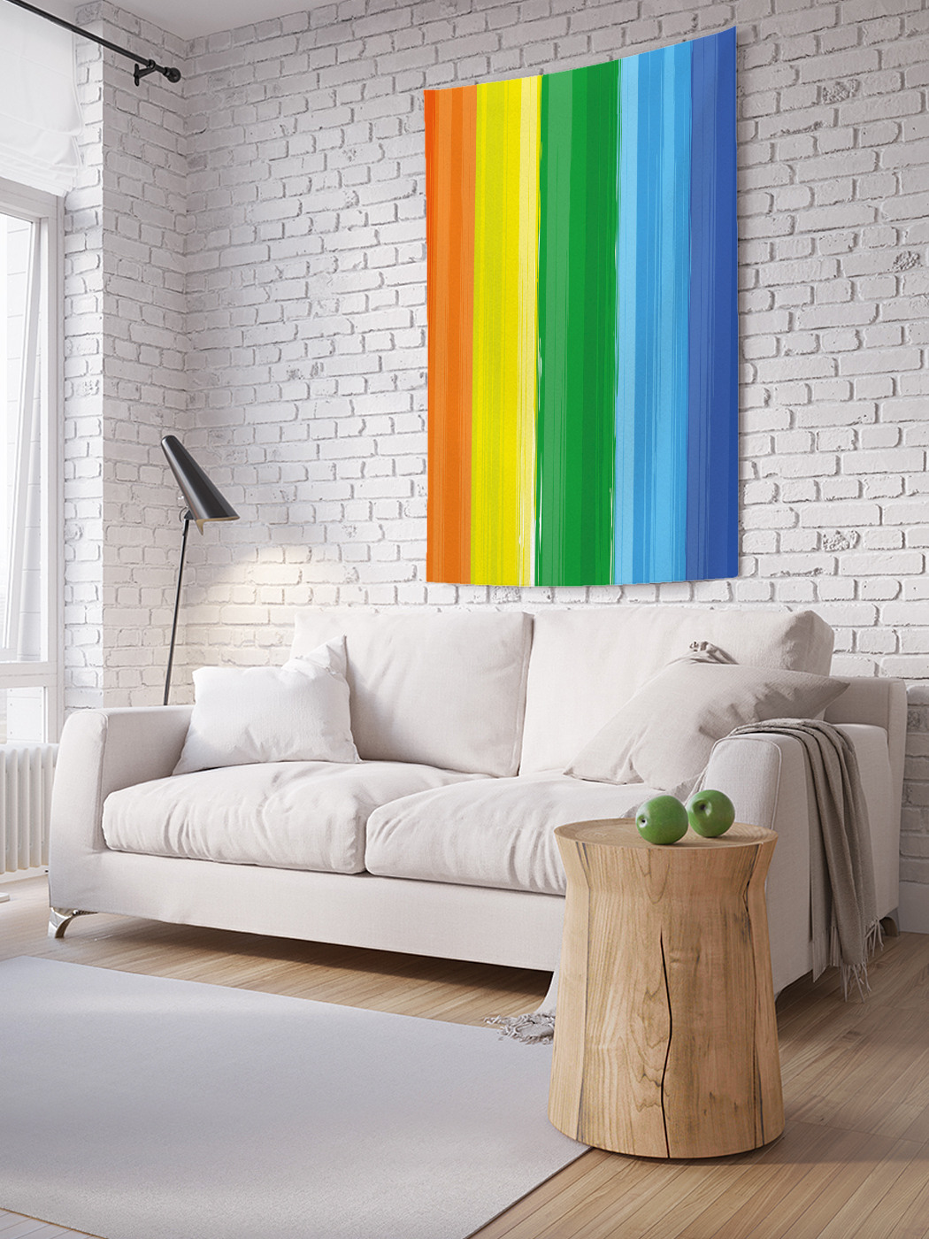 

Вертикальное фотопанно на стену JoyArty Цвета радуги 100x150 см, Цвета радуги