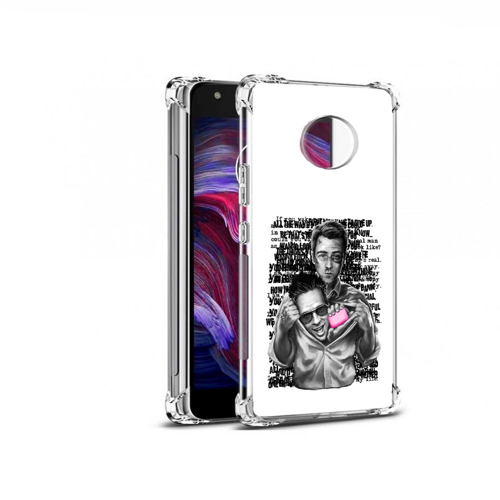 

Чехол MyPads Tocco для Motorola Moto X4 бойцовский клуб (PT96319.371.242), Прозрачный, Tocco
