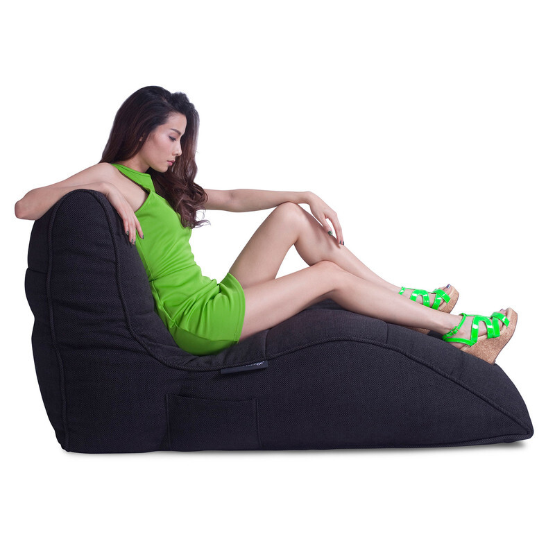 Кресло лаунж для отдыха дома Avatar Sofa - Black Sapphire (черный)