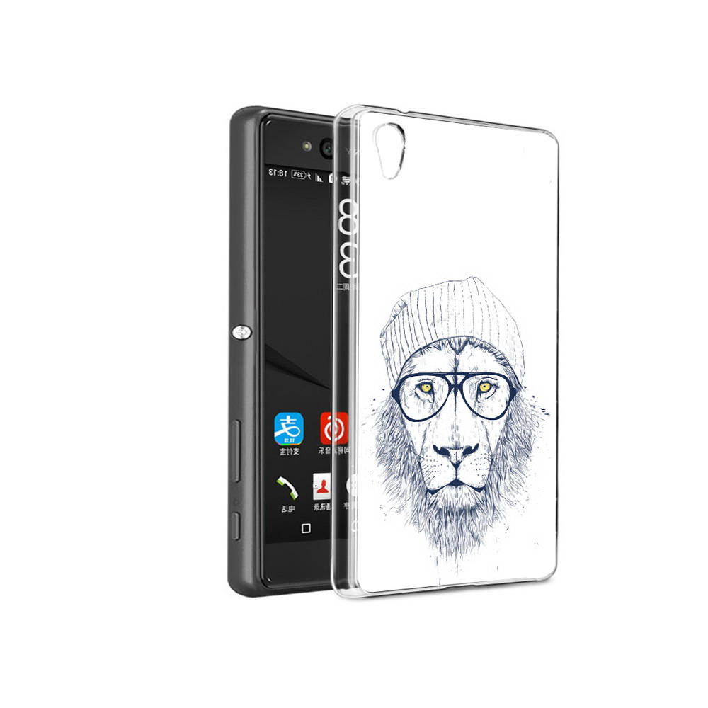 

Чехол MyPads Tocco для Sony Xperia C6 хиппи лев (PT28839.243.663), Прозрачный, Tocco