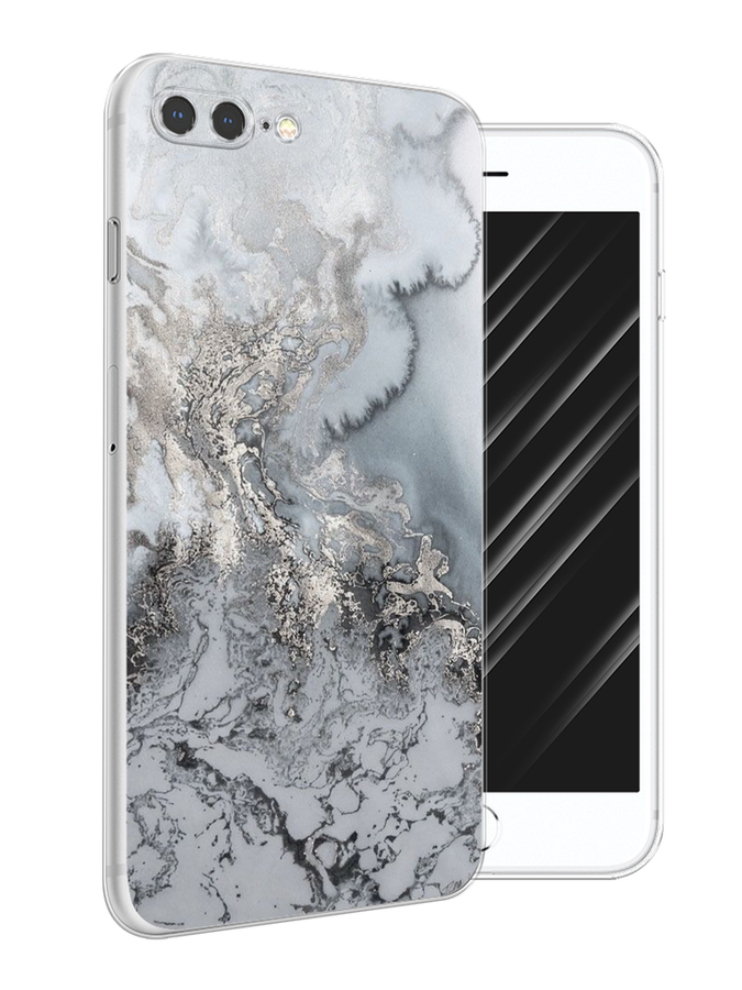 

Чехол Awog на Apple iPhone 7 Plus / Айфон 7 Plus "Морозная лавина серая", Разноцветный, 10750-3