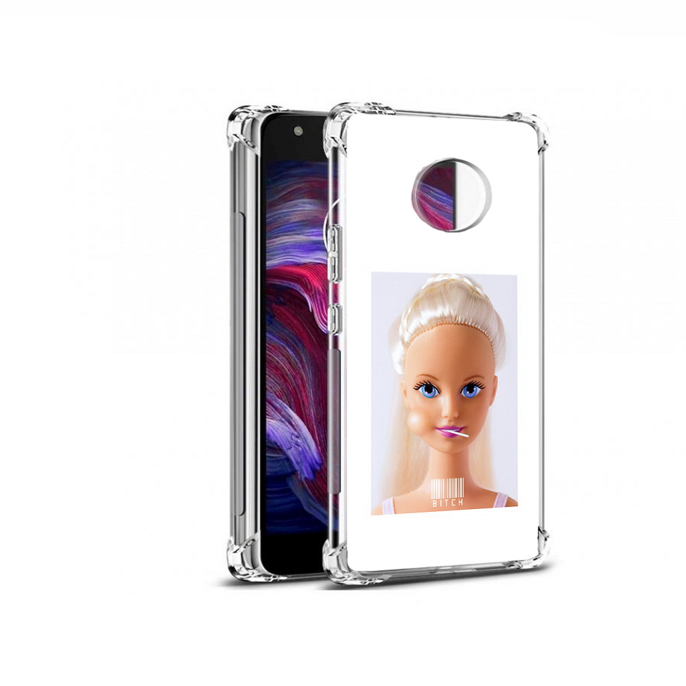 

Чехол MyPads Tocco для Motorola Moto X4 барби (PT96319.371.226), Прозрачный, Tocco