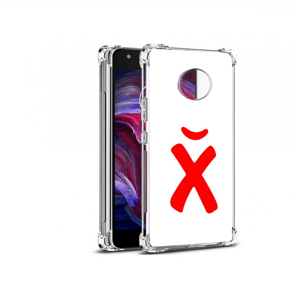 

Чехол MyPads Tocco для Motorola Moto X4 абстракция буква х (PT96319.371.209), Прозрачный, Tocco