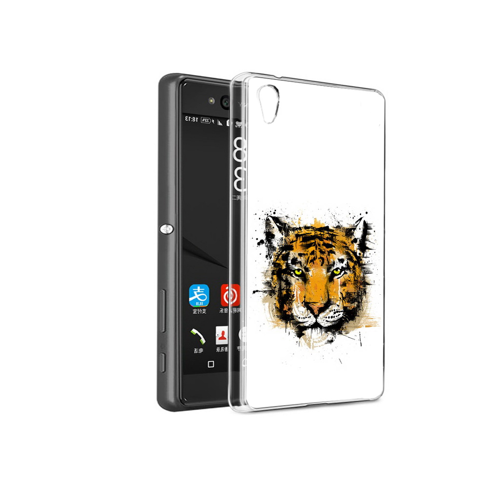 

Чехол MyPads Tocco для Sony Xperia C6 тигруля (PT28839.243.643), Прозрачный, Tocco