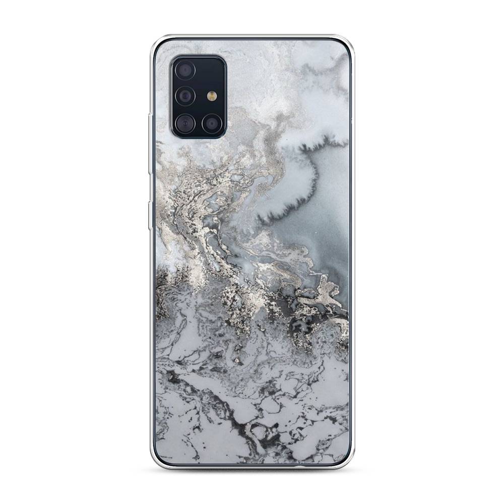 фото Чехол awog "морозная лавина серая" для samsung galaxy a51