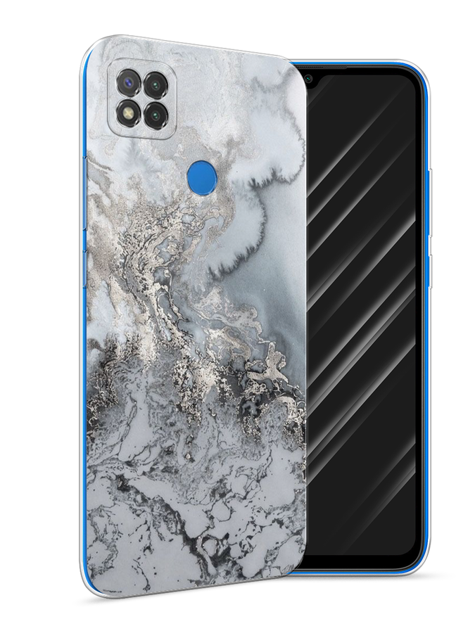 

Чехол Awog на Xiaomi Redmi 9C "Морозная лавина серая", Разноцветный, 39050-3