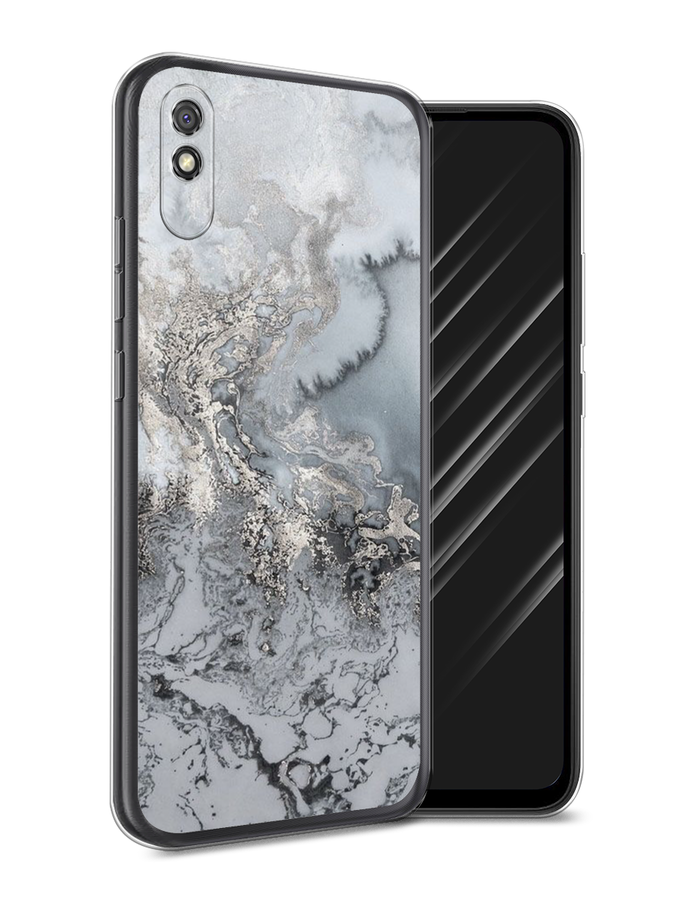 

Чехол Awog на Xiaomi Redmi 9A "Морозная лавина серая", Разноцветный, 38950-3