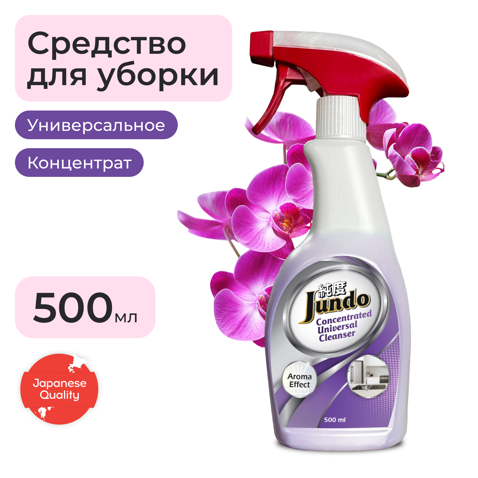 Средство для мытья поверхностей Jundo универсальное 500 мл