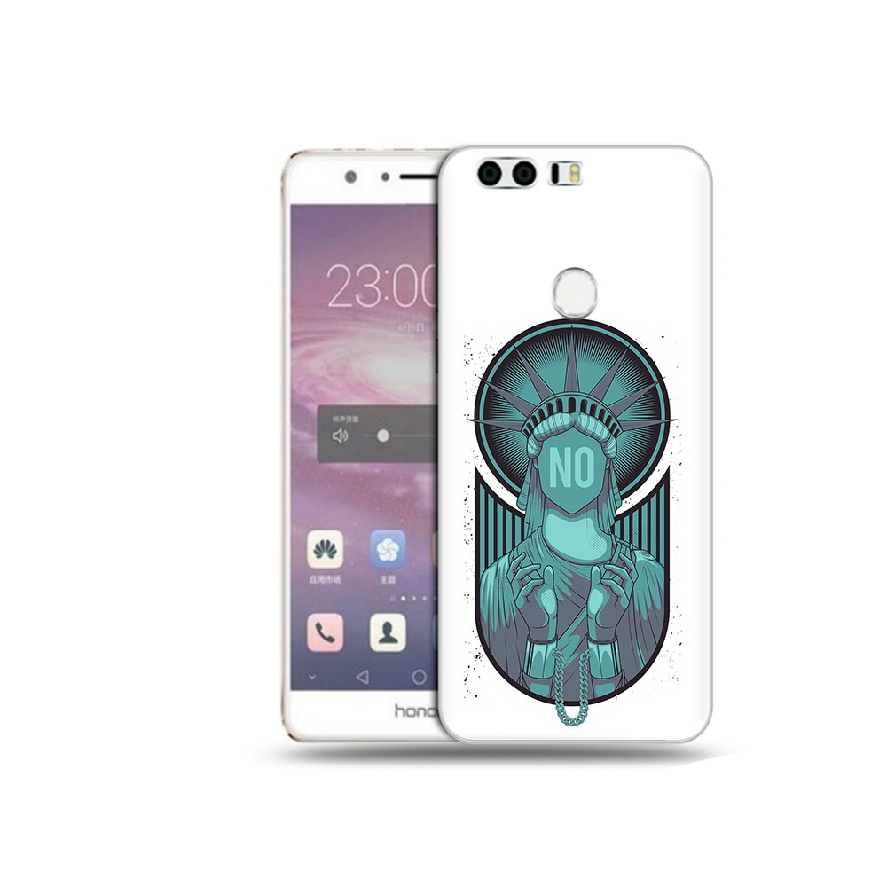 

Чехол MyPads Tocco для Honor 8 статуя свободы зеленый (PT46676.38.623), Прозрачный, Tocco