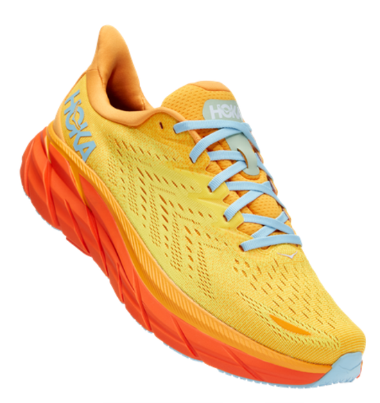 Кроссовки мужские Hoka Clifton 8 оранжевые 12.5 US