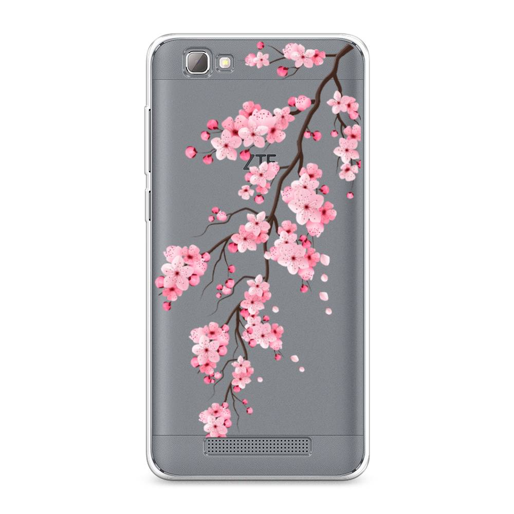 

Чехол Awog на ZTE Blade A610 / ЗТЕ Блэйд A610 "Розовая сакура", Разноцветный, 130950-8