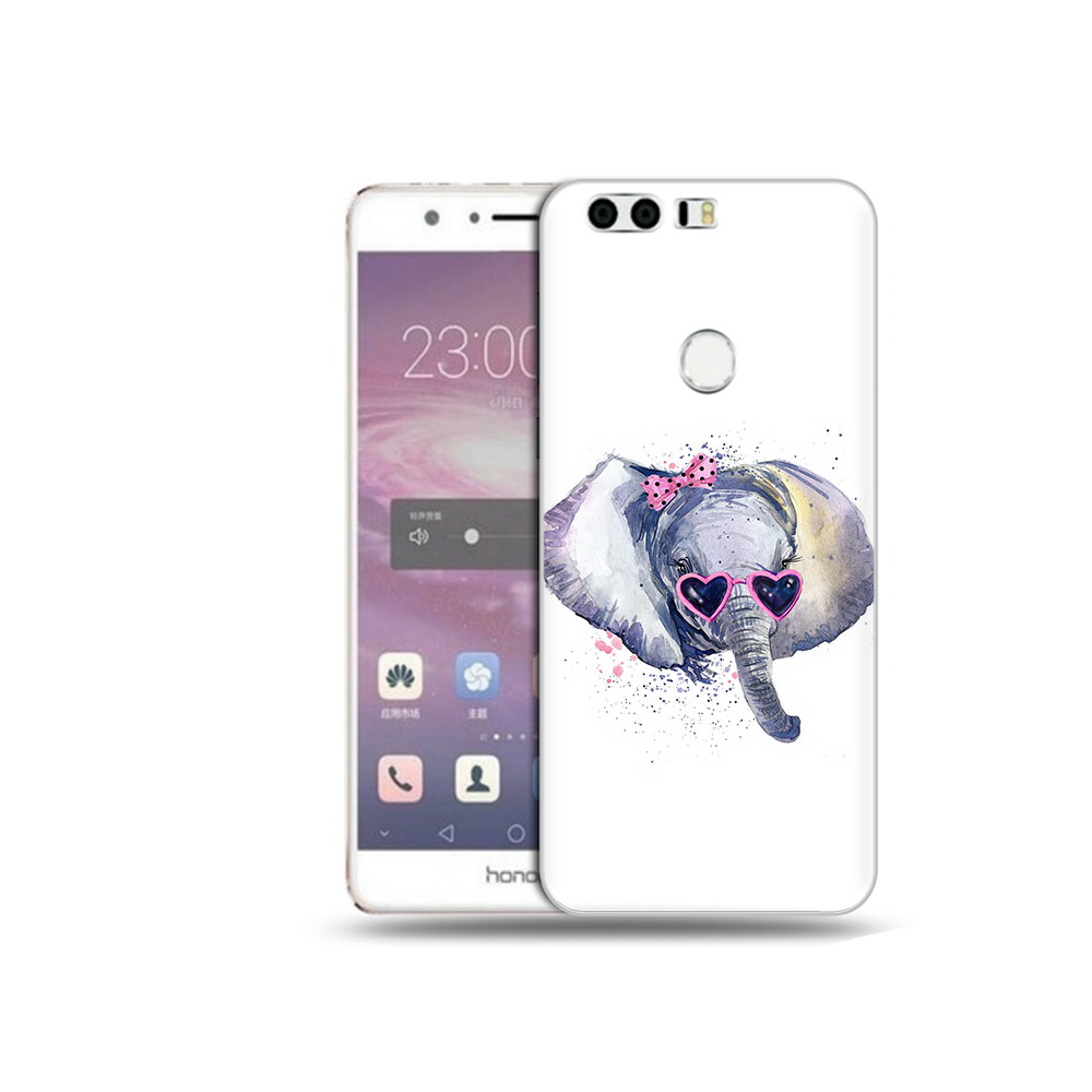 

Чехол MyPads Tocco для Honor 8 слоник в очках (PT46676.38.608), Прозрачный, Tocco