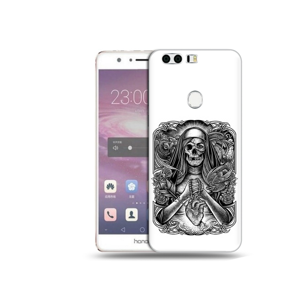 

Чехол MyPads Tocco для Honor 8 скелет с сердцем (PT46676.38.603), Прозрачный, Tocco
