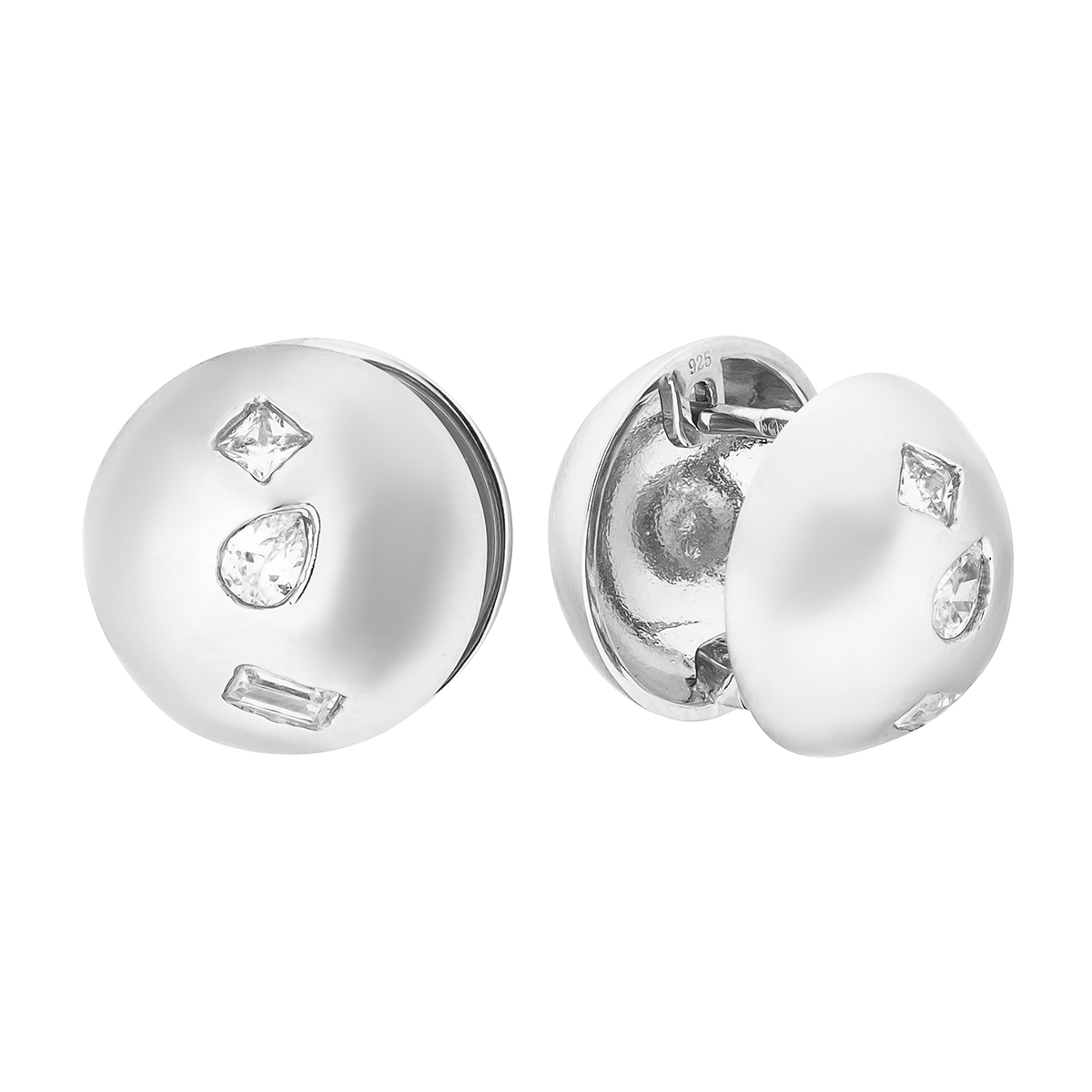 

Серьги из серебра с фианитом Balex Jewellery 2445910063, 2445910063