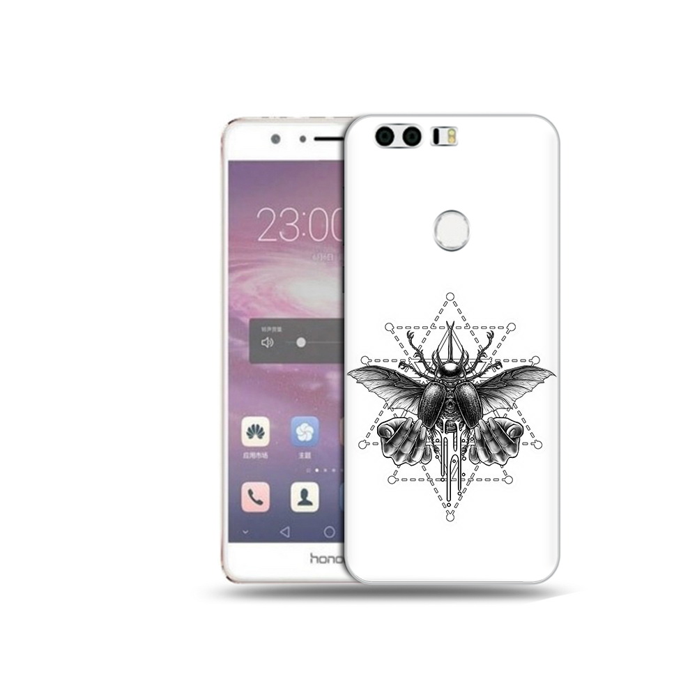 

Чехол MyPads Tocco для Honor 8 скарабей (PT46676.38.601), Прозрачный, Tocco