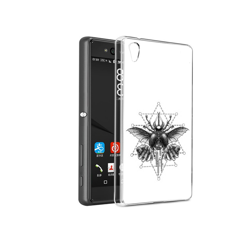 

Чехол MyPads Tocco для Sony Xperia C6 скарабей (PT28839.243.601), Прозрачный, Tocco