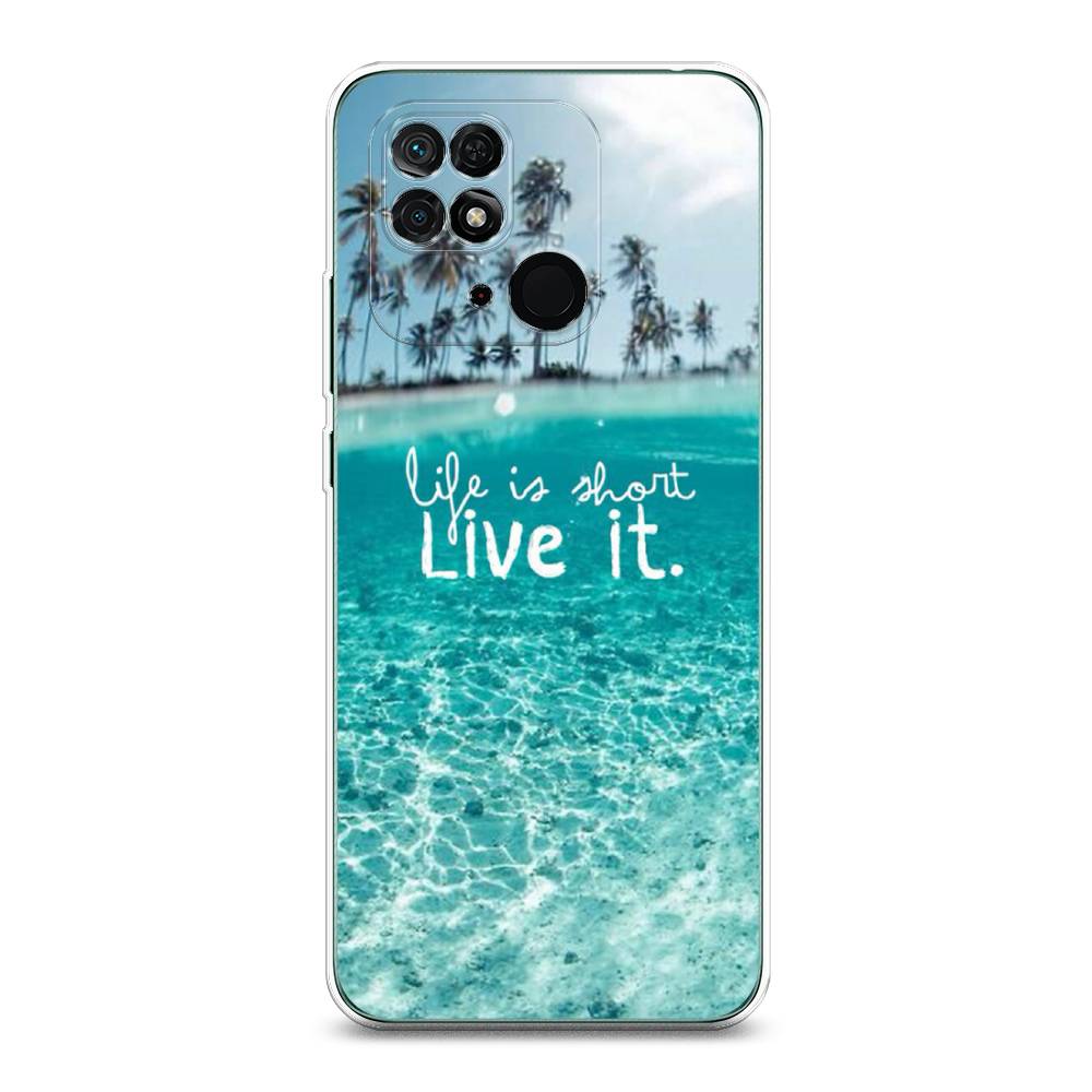 

Чехол Awog на Xiaomi Redmi 10C "Live it", Разноцветный, 313450-7