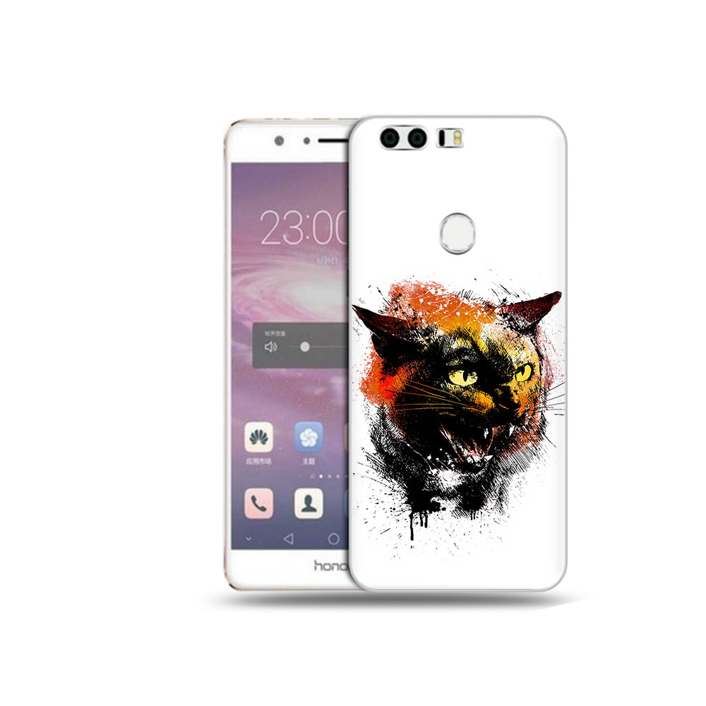 

Чехол MyPads Tocco для Honor 8 сиамский кот (PT46676.38.598), Прозрачный, Tocco