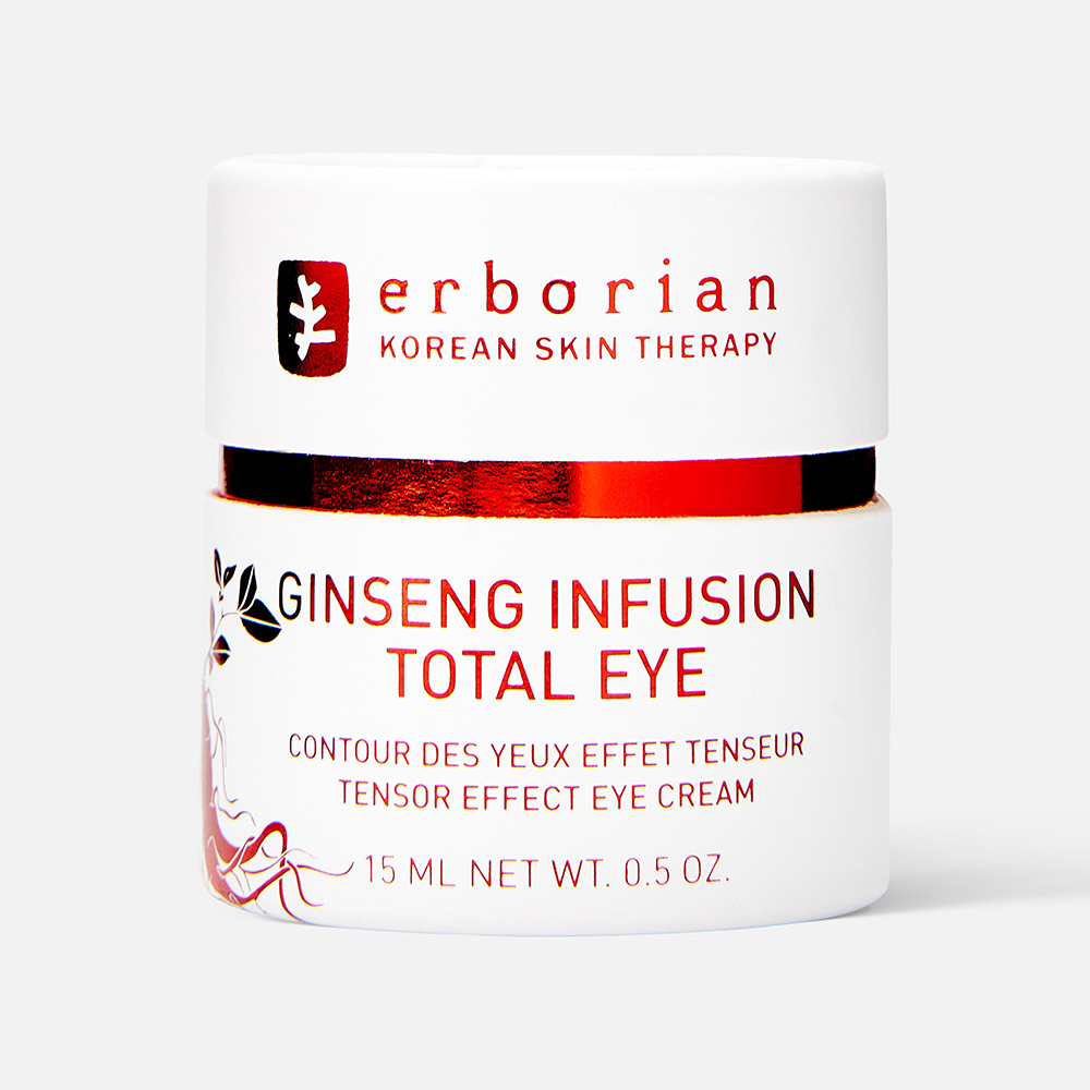 Крем для глаз Erborian Ginseng Infusion Total Eye восстанавливающий, 15 мл