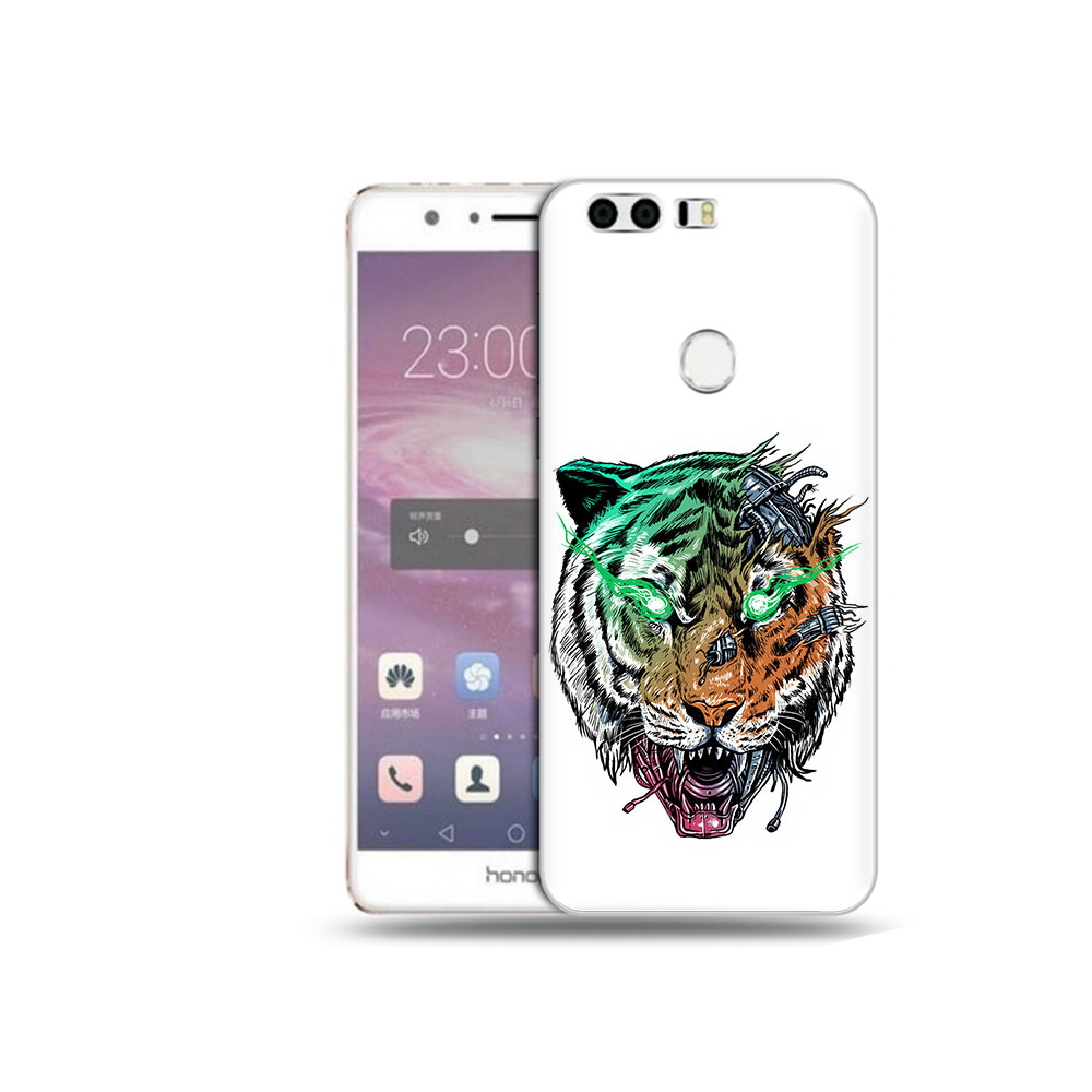 

Чехол MyPads Tocco для Honor 8 робо-тигр (PT46676.38.584), Прозрачный, Tocco