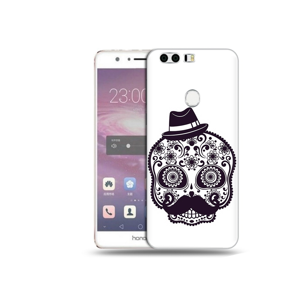 

Чехол MyPads Tocco для Honor 8 разрисованный скелет (PT46676.38.575), Прозрачный, Tocco