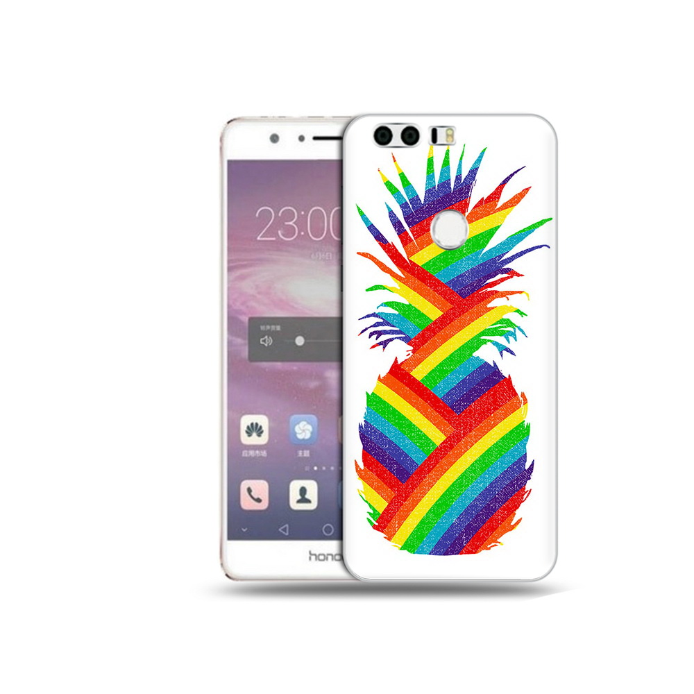 

Чехол MyPads Tocco для Honor 8 радужный ананас (PT46676.38.566), Прозрачный, Tocco