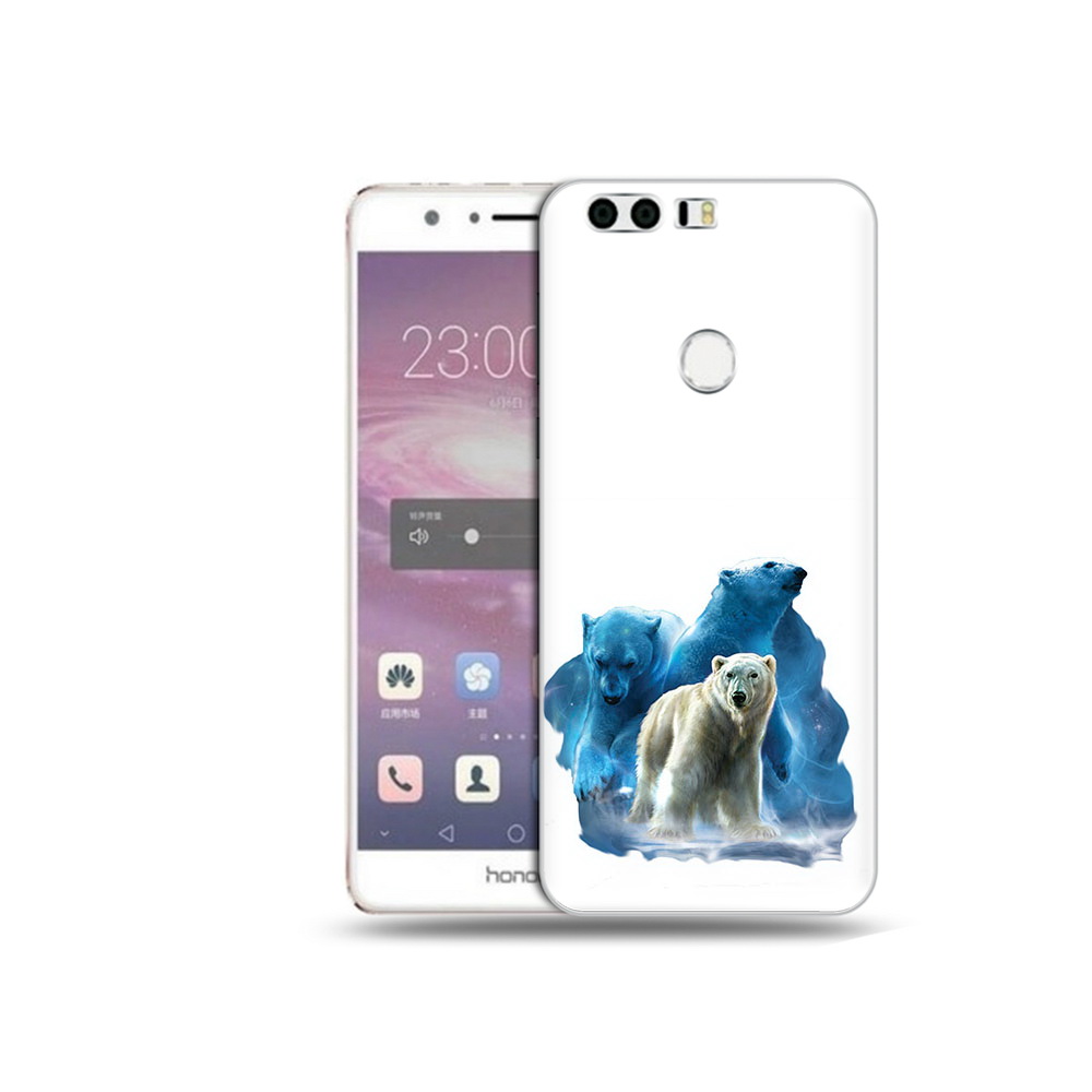 

Чехол MyPads Tocco для Honor 8 полярный медведь (PT46676.38.549), Прозрачный, Tocco