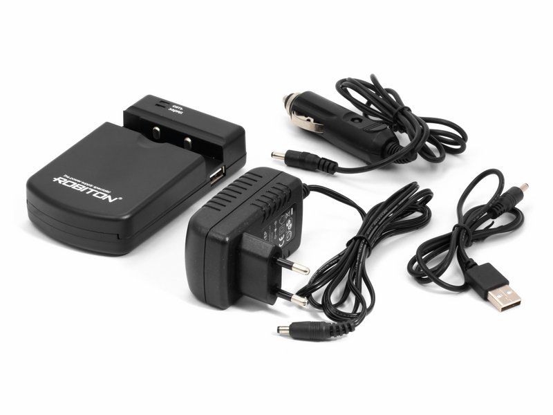Зарядное устройство ROBITON SmartCharger/IV для AA, AAA, CR-123A автомобильное зарядное устройство для телефона и гаджетов dsv