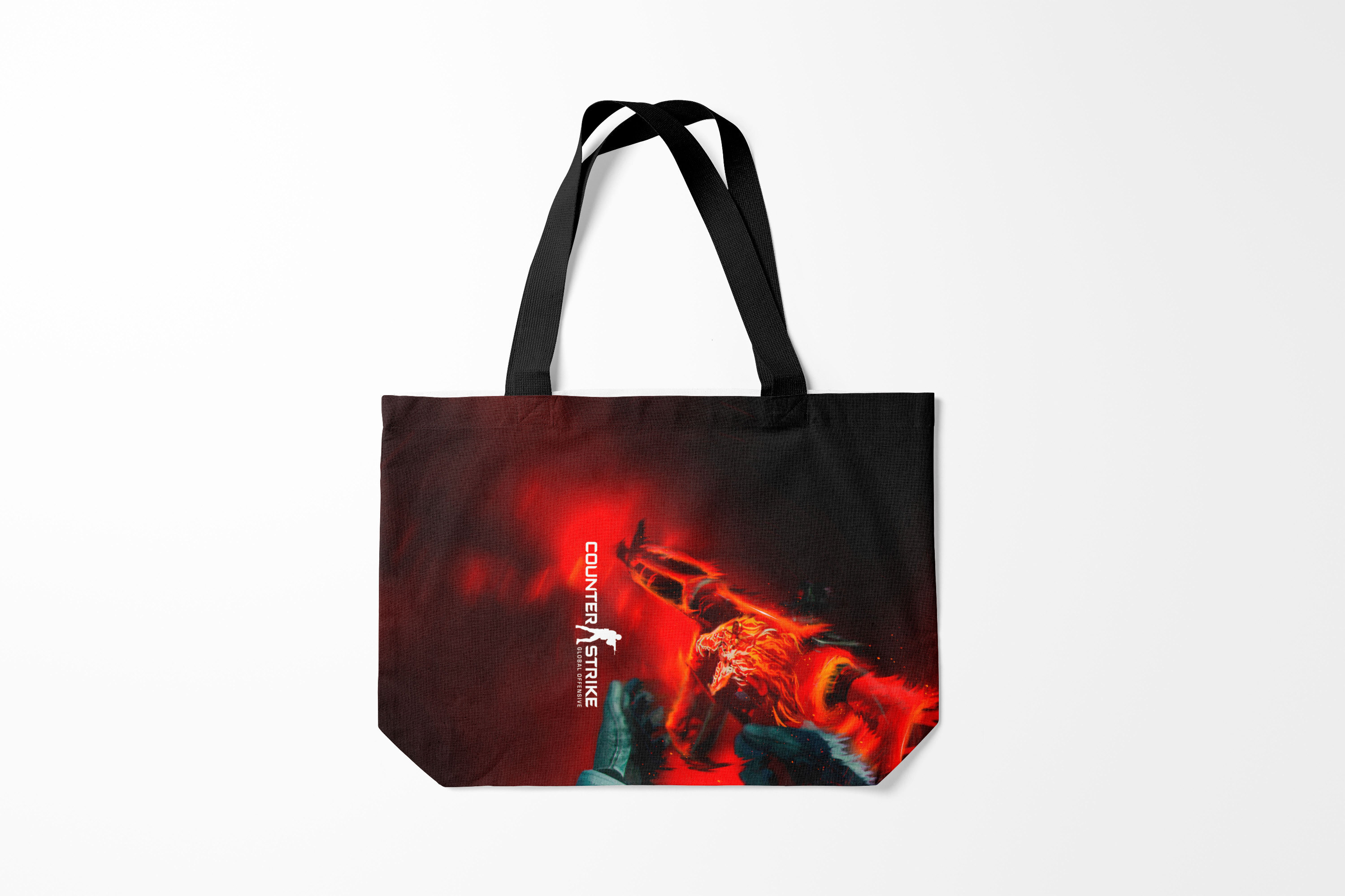 

Сумка шoппер унисекс Burnettie Counter Strike FAZE CLAN, красный, Counter Strike FAZE CLAN