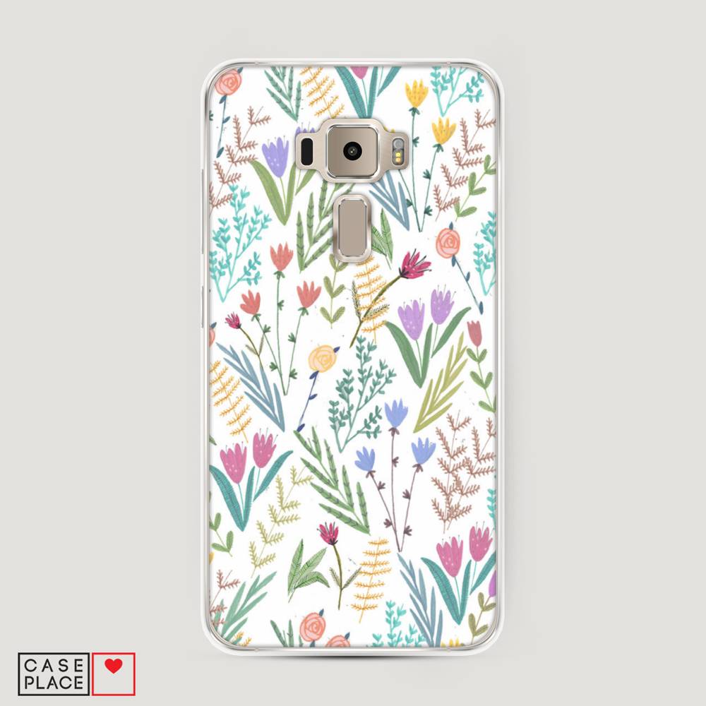 

Чехол Awog "Полевые цветы рисунок" для Asus Zenfone 3 ZE520KL, 41150-8