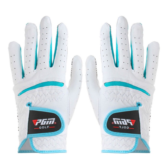 Перчатки для гольфа PGM, женские, пара: левая и правая, противоскользящие, размер 20 перчатки для фитнеса женские замшевые x10 серый голубой размер xxl