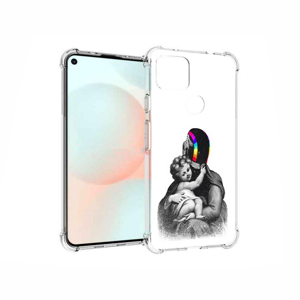 

Чехол MyPads Tocco для Google Pixel 5A защитник в шлеме, Прозрачный, Tocco