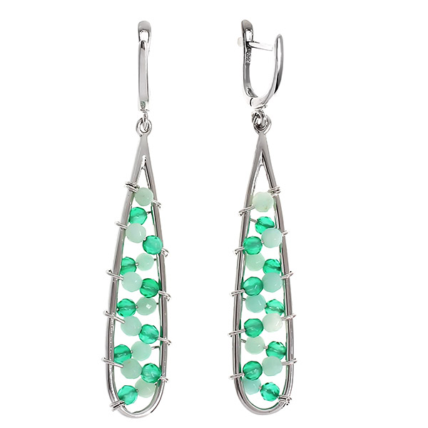 

Серьги из серебра с агатом Balex Jewellery 2432930107, 2432930107