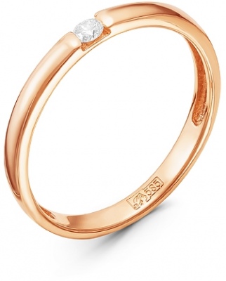 

Кольцо из красного золота с бриллиантом р. 17,5 Klondike 01-00953-01-001-01-00, 01-00953-01-001-01-00