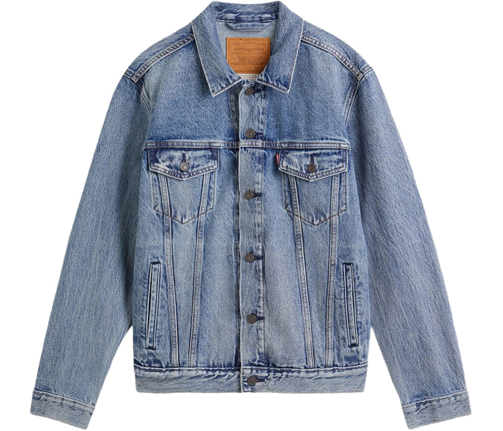 

Джинсовая куртка мужская Levi's 72334-0574 синяя XS, Синий, 72334-0574