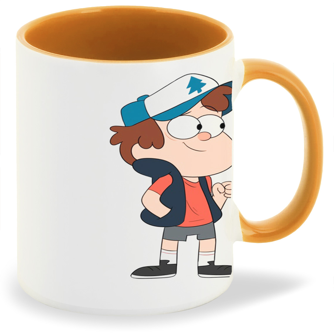 фото Кружка coolpodarok мультфильмы графити фолз мэбл и диппи gravity falls (кулак в кулак)