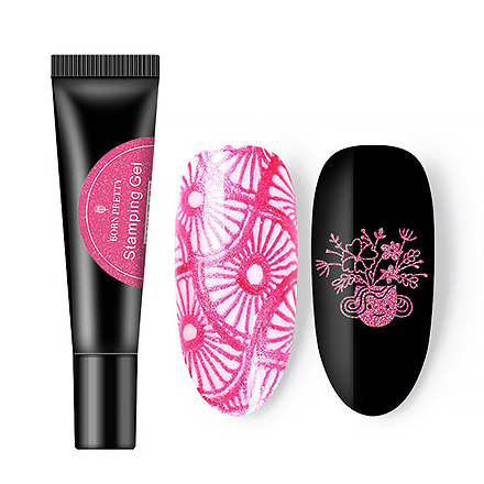 

Гель с блестками для стемпинга Born Pretty, №16