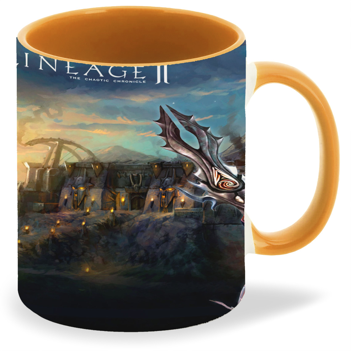 фото Кружка coolpodarok линейка л2 lineage2 (эльфийка с кинжалом)