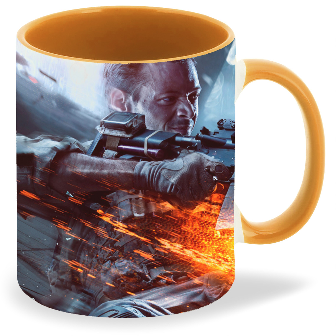 фото Кружка coolpodarok батла бателфилд battlefield (солдат с автоматом)