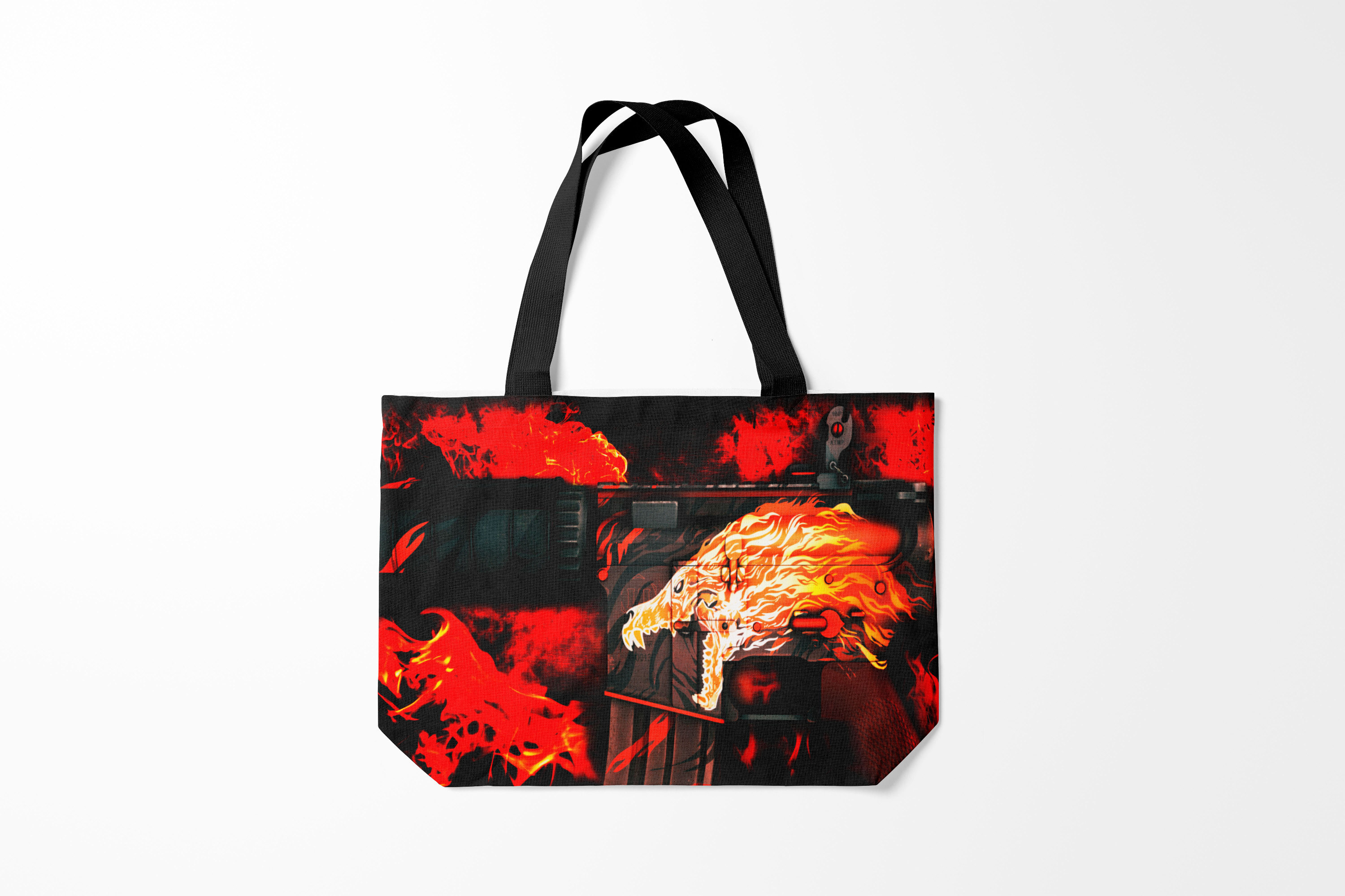 

Сумка шoппер унисекс Burnettie Counter Strike CS GO Howl, разноцветный, Counter Strike CS GO Howl