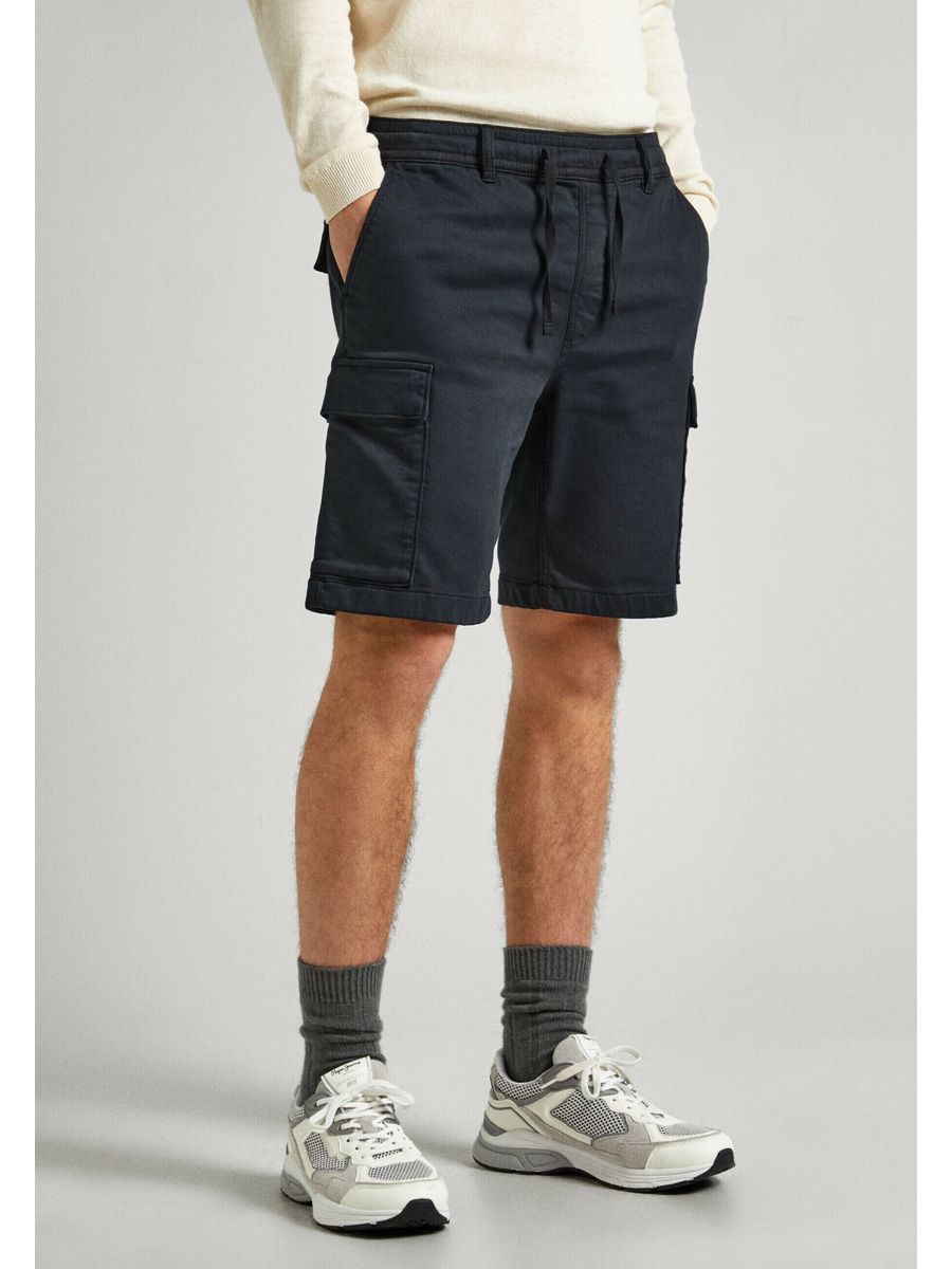 

Шорты карго мужские Pepe Jeans London PE122F087 черные 40, Черный, PE122F087